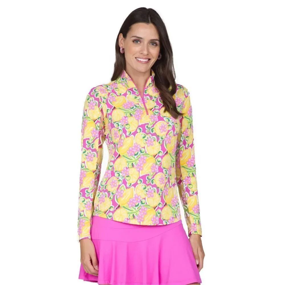IBKUL Athleisure Wear Sun Protective UPF 50+ Icefil Cooling Tech Calista Print S